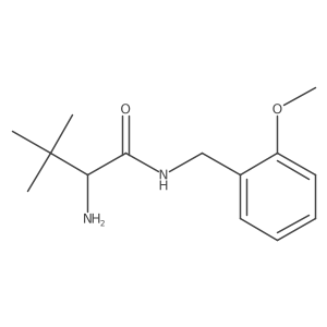 (S)-2-Amino-N-(2-methoxybenzyl)-3,3-dimethylbutanamide结构式