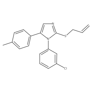 2-(allylthio)-1-(3-chlorophenyl)-5-(p-tolyl)-1H-imidazole Structure