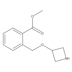 Methyl 2-[(3-azetidinyloxy)methyl]benzoate结构式