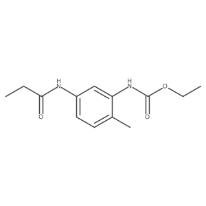 Ethyl (2-methyl-5-propionamidophenyl)carbamate Structure