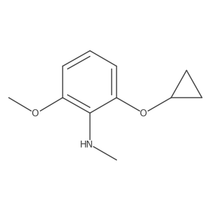 2-Cyclopropoxy-6-methoxy-N-methylaniline Structure