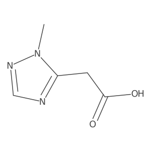 2-(1-methyl-1H-1,2,4-triazol-5-yl)acetic acid结构式