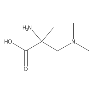 2-Amino-3-(dimethylamino)-2-methylpropanoic acid结构式