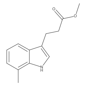 Methyl 3-(7-Methyl-3-indolyl)propanoate Structure