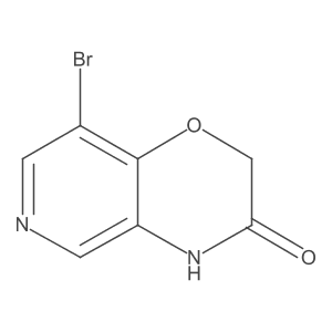 8-bromo-2H-pyrido[4,3-b][1,4]oxazin-3(4H)-one结构式