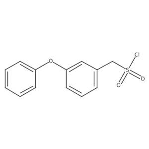 (3-Phenoxyphenyl)methanesulfonyl chloride结构式
