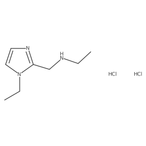 N-[(1-ethyl-1H-imidazol-2-yl)methyl]ethanamine dihydrochloride结构式