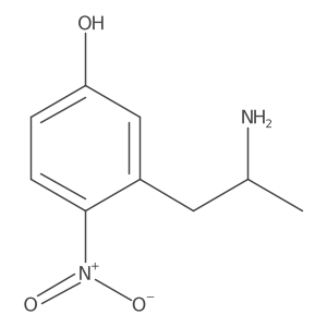 3-[(2s)-2-Aminopropyl]-4-nitrophenol结构式