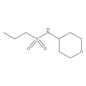 n-(Tetrahydro-2h-pyran-4-yl)propane-1-sulfonamide结构式