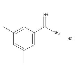 3,5-Dimethylbenzamidine Hydrochloride Structure