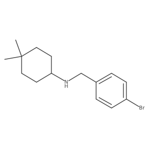 N-(4-Bromobenzyl)-4,4-dimethylcyclohexanamine结构式