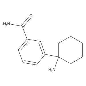 3-(1-Aminocyclohexyl)benzamide结构式