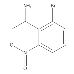 1-(2-Bromo-6-nitrophenyl)ethanamine Structure