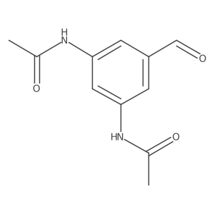 N-[3-(Acetylamino)-5-formylphenyl]acetamide结构式
