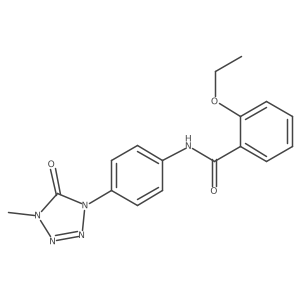 2-ethoxy-N-(4-(4-methyl-5-oxo-4,5-dihydro-1H-tetrazol-1-yl)phenyl)benzamide Structure