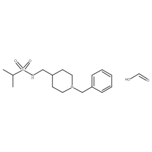 N-((1-benzylpiperidin-4-yl)methyl)propane-2-sulfonamide formate Structure