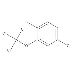4-Chloro-1-methyl-2-(trichloromethoxy)benzene结构式