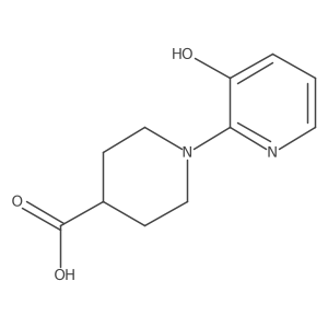 1-(3-Hydroxypyridin-2-yl)piperidine-4-carboxylic acid结构式