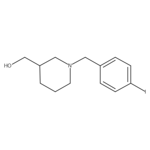 (1-[(4-Iodophenyl)methyl]piperidin-3-yl)methanol Structure