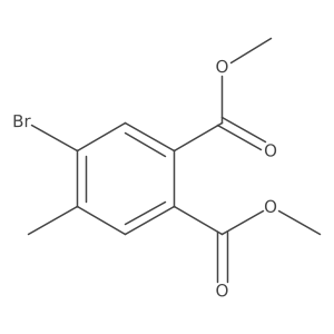 Dimethyl 4-bromo-5-methylphthalate结构式