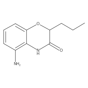 5-Amino-2-propyl-3,4-dihydro-2H-1,4-benzoxazin-3-one结构式