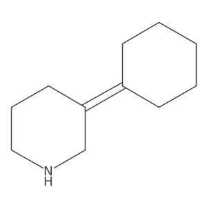 3-Cyclohexylidenepiperidine结构式