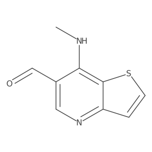 7-(Methylamino)thieno[3,2-b]pyridine-6-carbaldehyde Structure