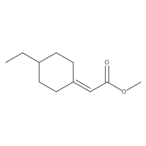 Methyl 2-(4-ethylcyclohexylidene)acetate结构式