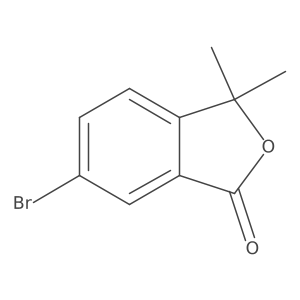 1(3H)-isobenzofuranone, 6-bromo-3,3-dimethyl- Structure
