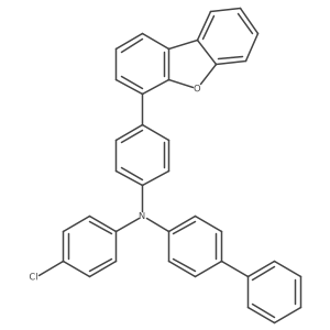 Biphenyl-4-yl-(4-chlorophenyl)-(4-dibenzofuran-4-ylphenyl)amine Structure