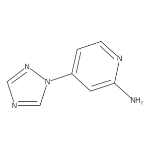 4-(1H-1,2,4-triazol-1-yl)pyridin-2-amine Structure