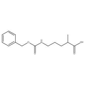 5-{[(Benzyloxy)carbonyl]amino}-2-methylpentanoic acid Structure