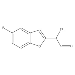 2-(5-Fluorobenzofuran-2-yl)-2-hydroxyacetaldehyde结构式