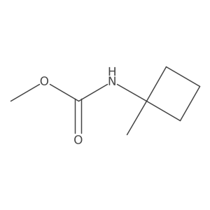 methyl N-(1-methylcyclobutyl)carbamate Structure