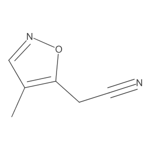 2-(4-Methylisoxazol-5-yl)acetonitrile结构式
