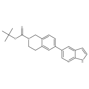 Tert-butyl 6-(1H-pyrrolo[2,3-b]pyridin-5-yl)-3,4-dihydroisoquinoline-2(1h)-carboxylate Structure