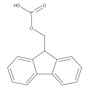 (9H-Fluoren-9-yl)methyl hydrogen phosphonate结构式