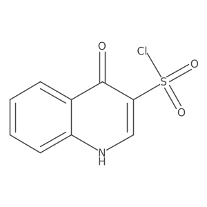 1,4-Dihydro-4-oxo-3-quinolinesulfonyl chloride Structure