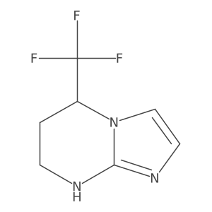 5-(Trifluoromethyl)-5H,6H,7H,8H-imidazo[1,2-a]pyrimidine Structure