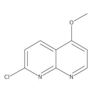 2-Chloro-5-methoxy-1,8-naphthyridine Structure