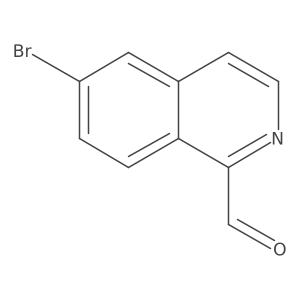 6-Bromoisoquinoline-1-carbaldehyde结构式