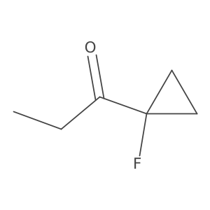 1-(1-Fluorocyclopropyl)propan-1-one结构式