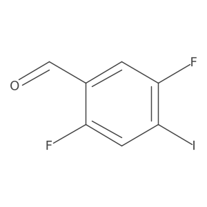 2,5-Difluoro-4-iodobenzaldehyde结构式