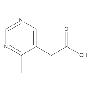 2-(4-Methylpyrimidin-5-yl)acetic acid结构式