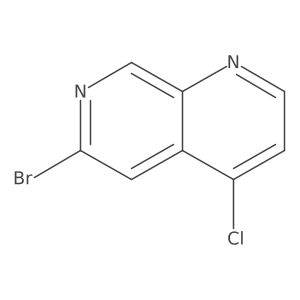 6-Bromo-4-chloro-1,7-naphthyridine Structure