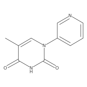 5-Methyl-1-(3-pyridinyl)-2,4(1H,3H)-pyrimidinedione Structure