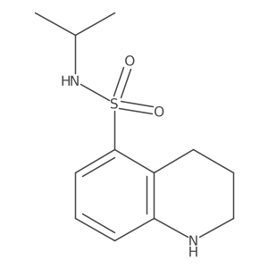 N-(propan-2-yl)-1,2,3,4-tetrahydroquinoline-5-sulfonamide结构式