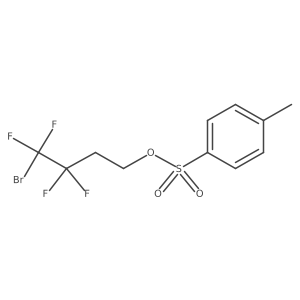 4-Bromo-3,3,4,4-tetrafluorobutyl 4-methylbenzene-1-sulfonate结构式