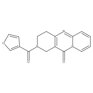 2-(furan-3-carbonyl)-3,4-dihydro-1H-dipyrido[1,2-a:4',3'-d]pyrimidin-11(2H)-one Structure