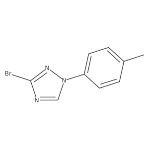 3-Bromo-1-(p-tolyl)-1H-1,2,4-triazole结构式